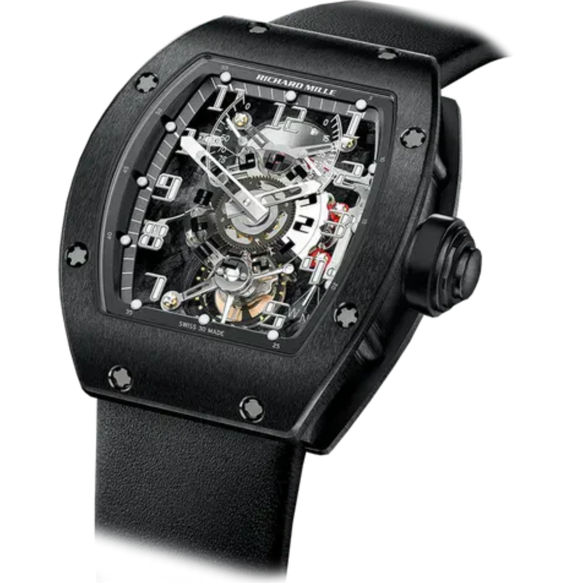 RM 003-V2 Tourbillon Dual Time Zone Rubber Strap Titanium Case - Richard Mille