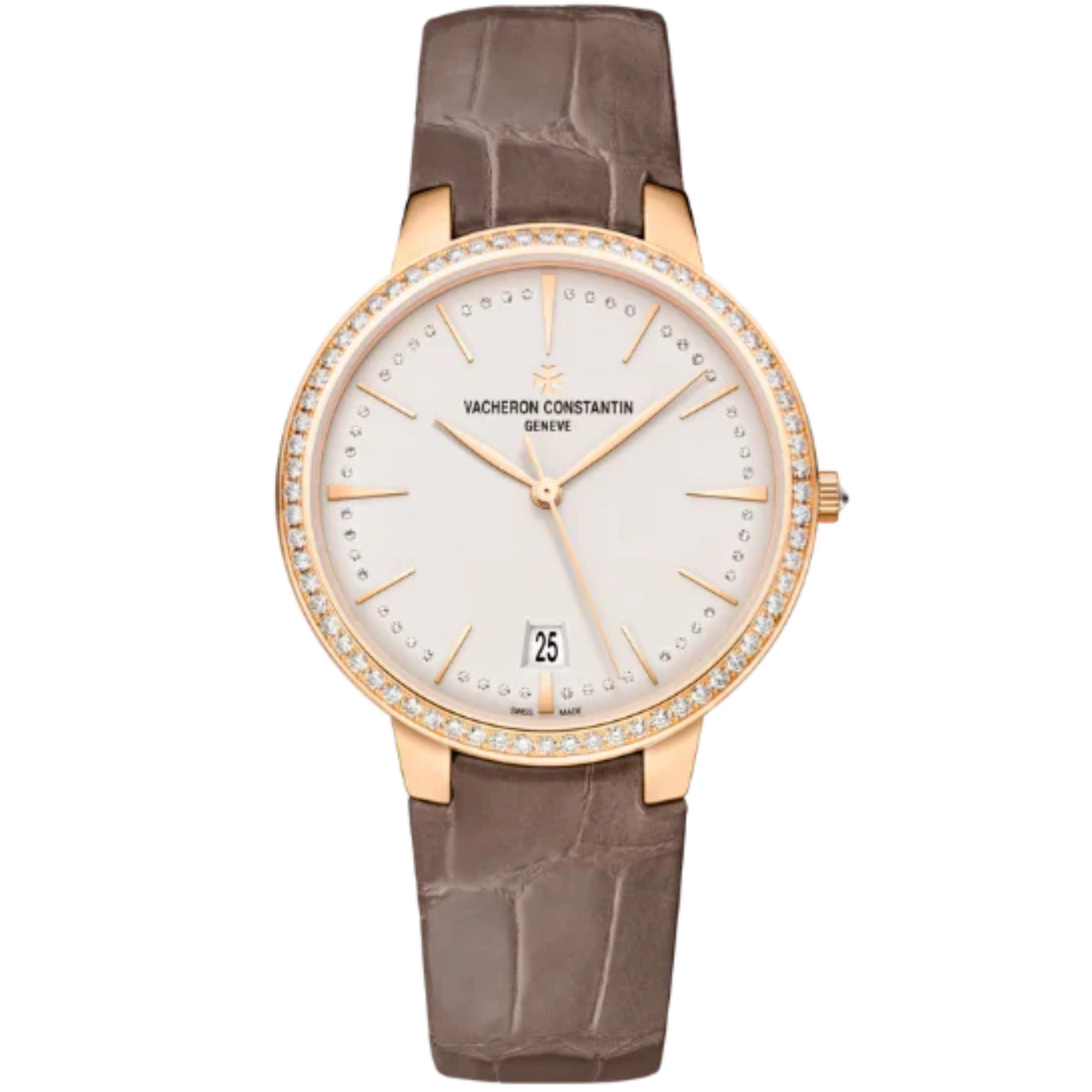 PATRIMONY SELF-WINDING 36 MM PINK GOLD WITH BEIGE BRASS DIAL - Vacheron Constantin