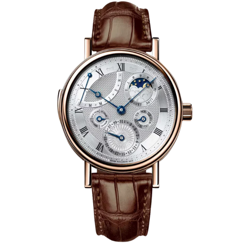 CLASSIQUE COMPLICATIONS 5447 40 MM ROSE GOLD WITH SILVER DIAL - Breguet