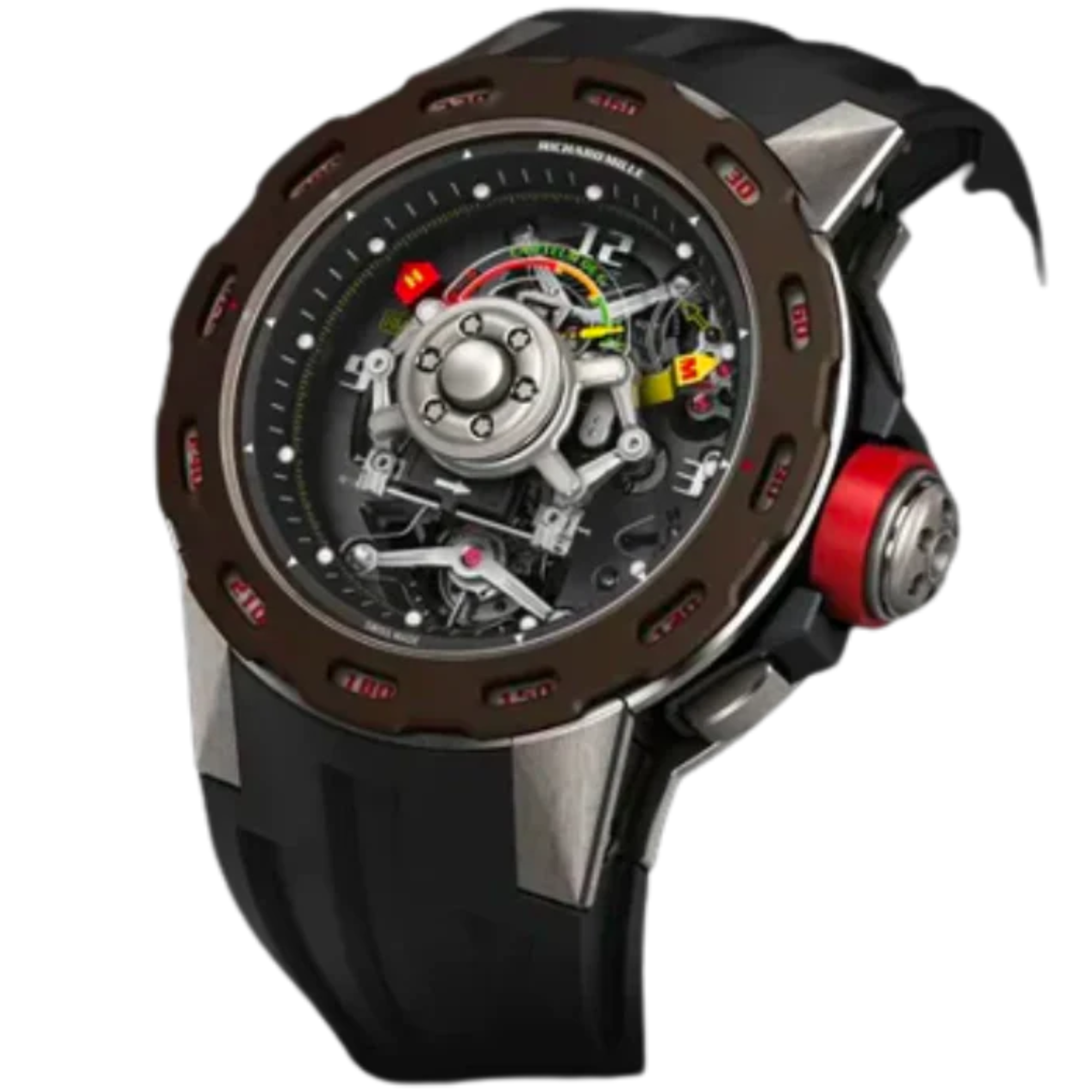 RM 36-01 Tourbillon G-sensor Sébastien Loeb Titan Limited 30 Pieces Manual Winding Rubber Titanium Case - Richard Mille