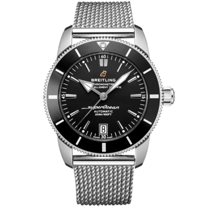 SUPEROCEAN HERITAGE B20 AUTOMATIC 42 MM STAINLESS STEEL WITH BLACK DIAL - Breitling