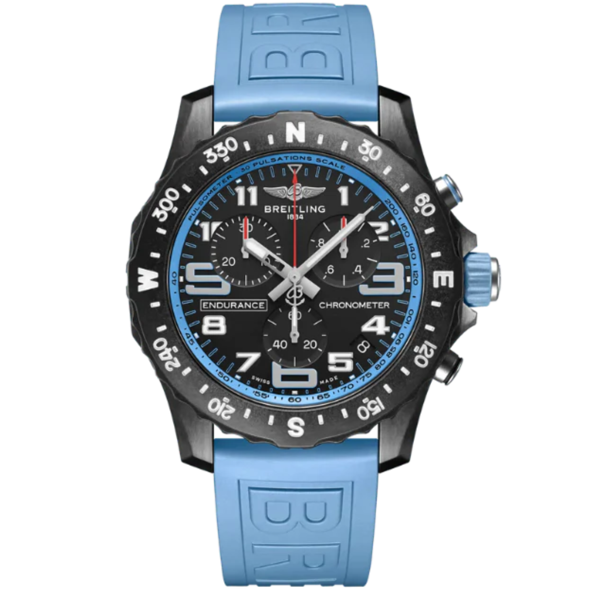 ENDURANCE PRO 44 MM BREITLIGHT® CASE WITH BLACK DIAL - Breitling