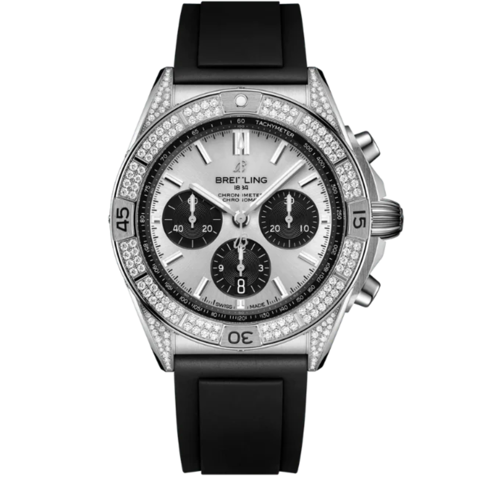 CHRONOMAT B01 42 MM STAINLESS STEEL WITH CREAM DIAL - Breitling