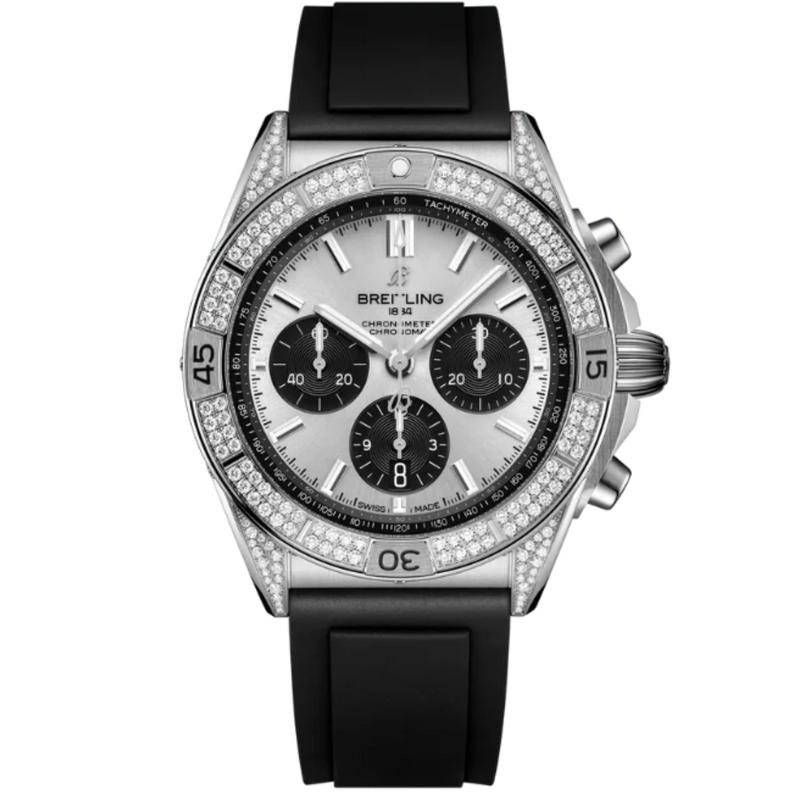 CHRONOMAT B01 42 MM STAINLESS STEEL WITH CREAM DIAL - Breitling