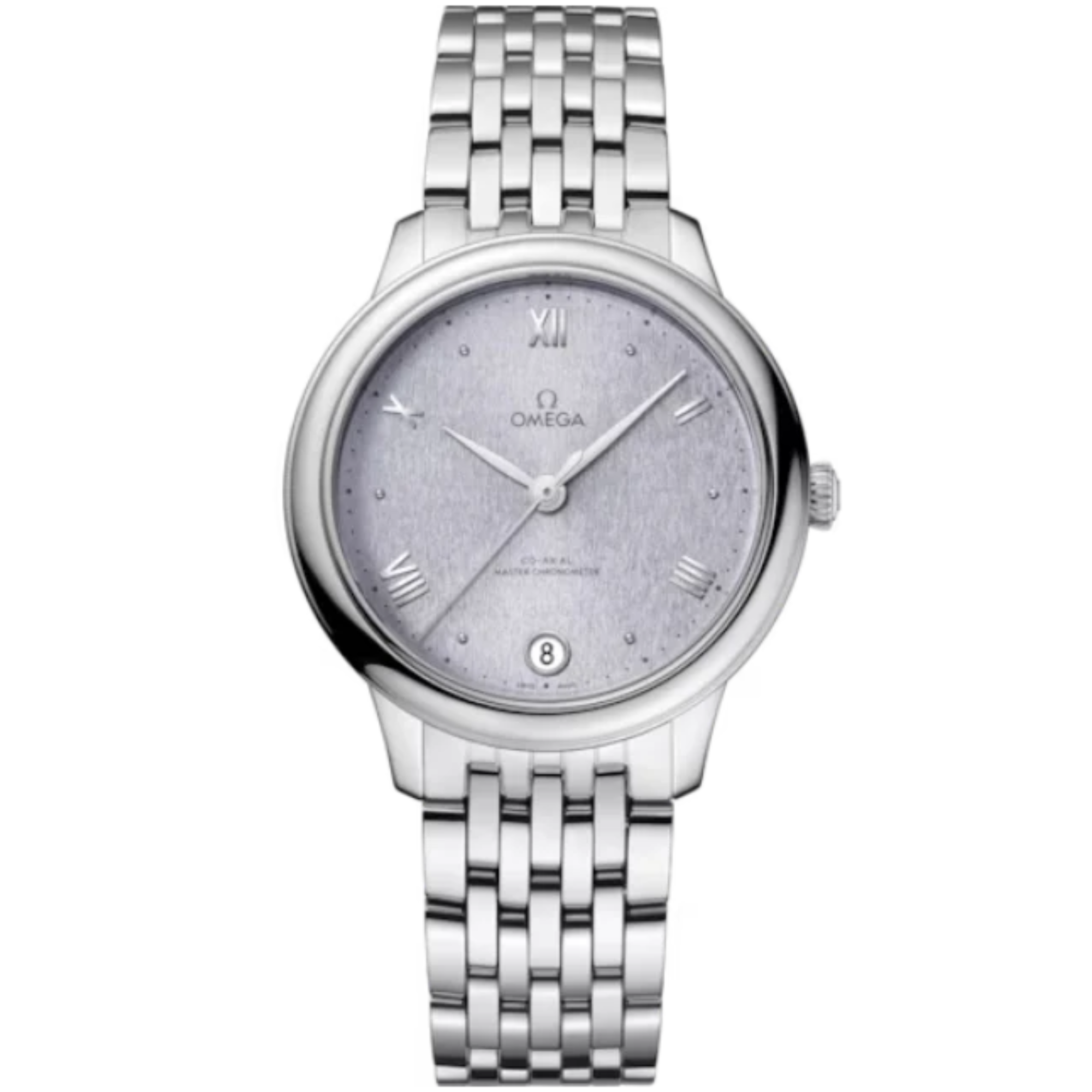 DE VILLE PRESTIGE 34 MM STAINLESS STEEL WITH BLUE DIAL - Omega
