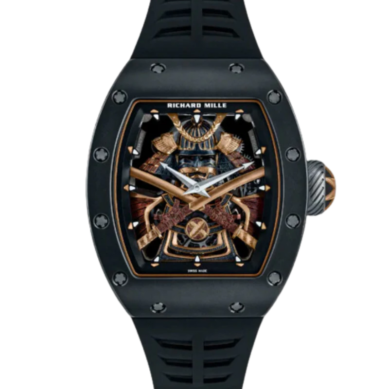 Richard Mille RM047 Samurai Tourbillon Ceramic TZP/RG Sides - Richard Mille