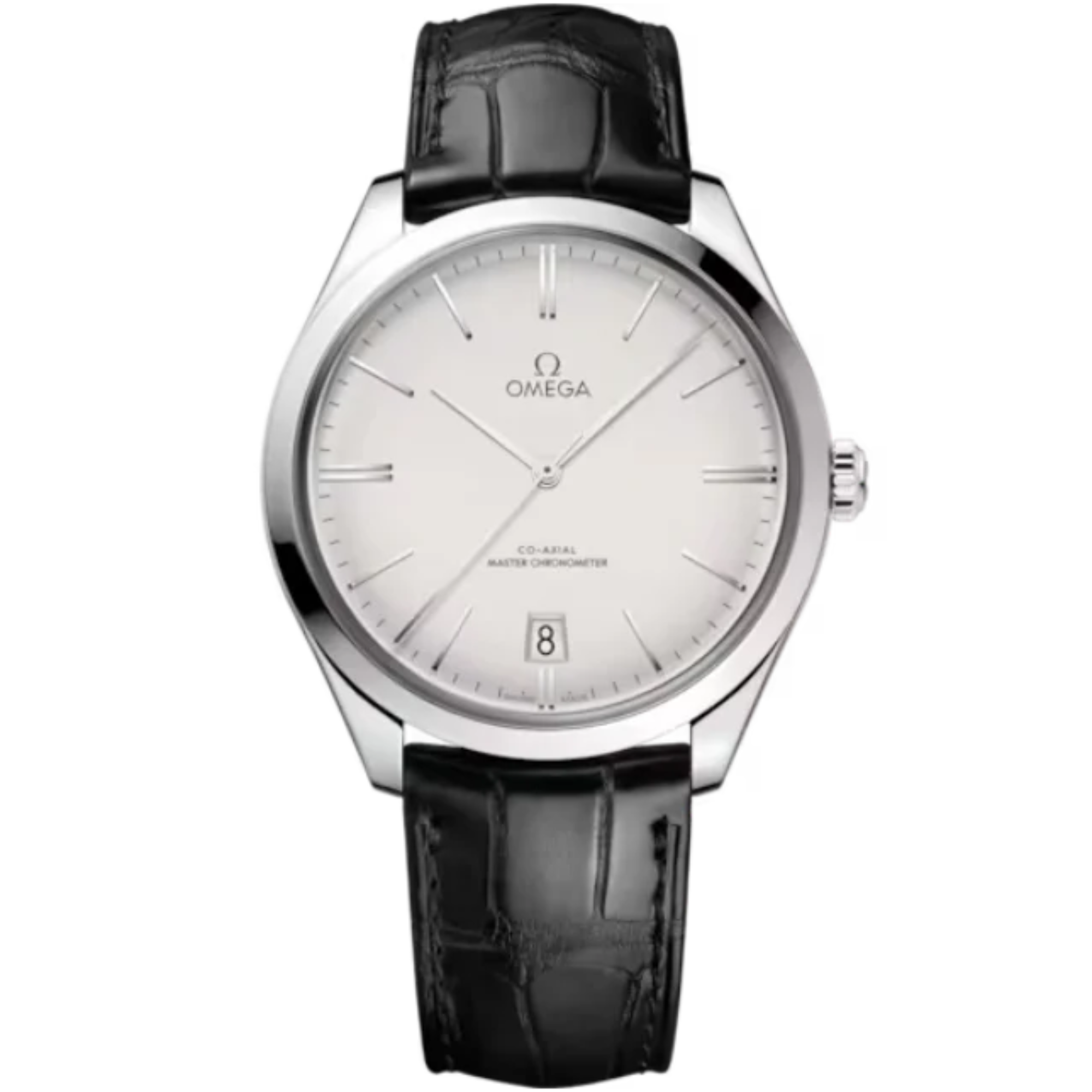 DE VILLE TRÉSOR 40 MM STAINLEES STEEL WITH SILVER DIAL - Omega