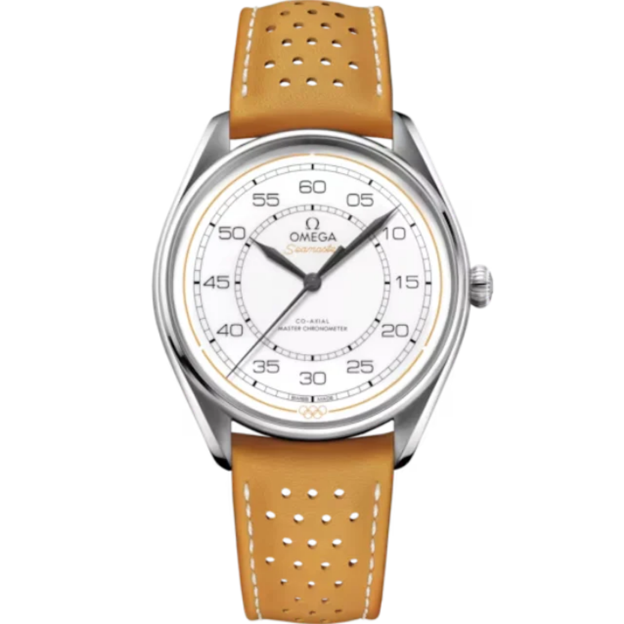 SEAMASTER OLYMPIC OFFICIAL TIMEKEEPER LIMITED EDITION SET 39 MM STAINLESS STEEL WITH WHITE DIAL - Omega