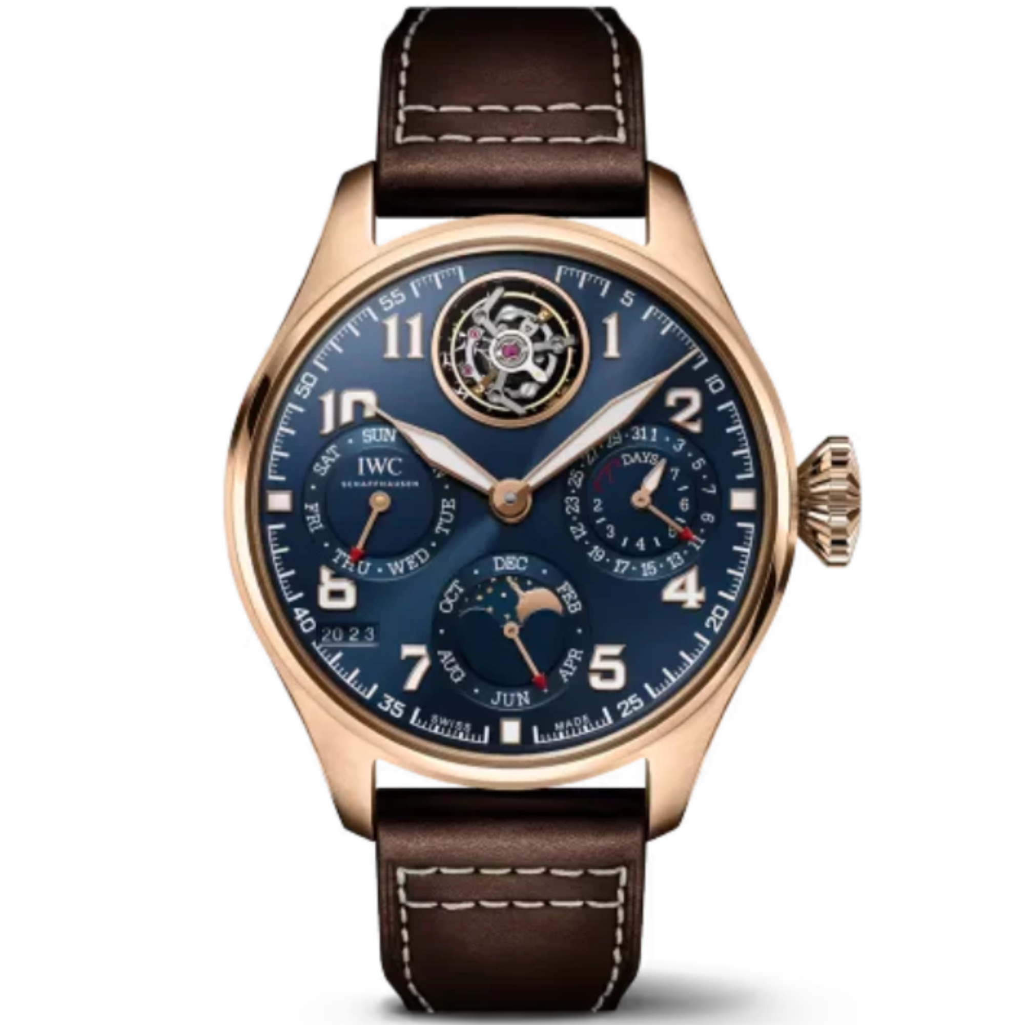 BIG PILOT’S WATCH PERPETUAL CALENDAR TOURBILLON EDITION “LE PETIT PRINCE” 46 MM ARMOR GOLD WITH BLUE DIAL - IWC