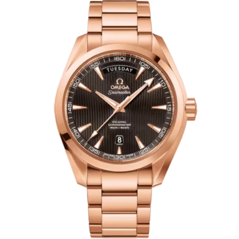 SEAMASTER AQUA TERRA 150M 41 MM RED GOLD WITH GREY DIAL - Omega