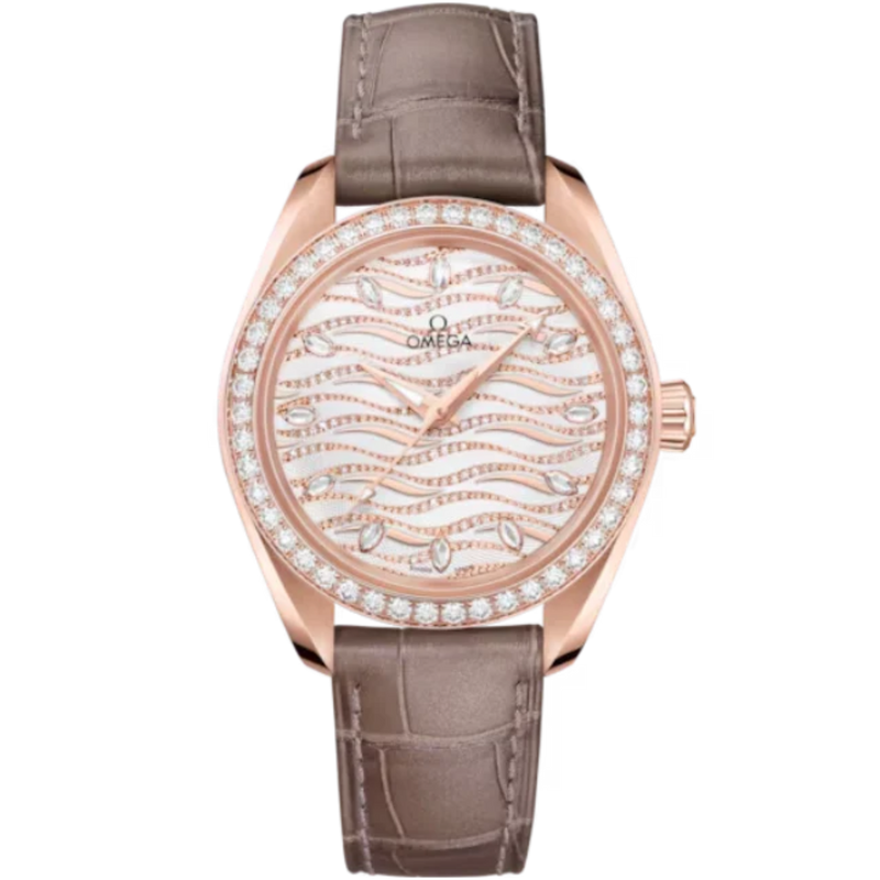SEAMASTER AQUA TERRA 150M 34 MM SEDNA™ GOLD WITH WHITE DIAL - Omega