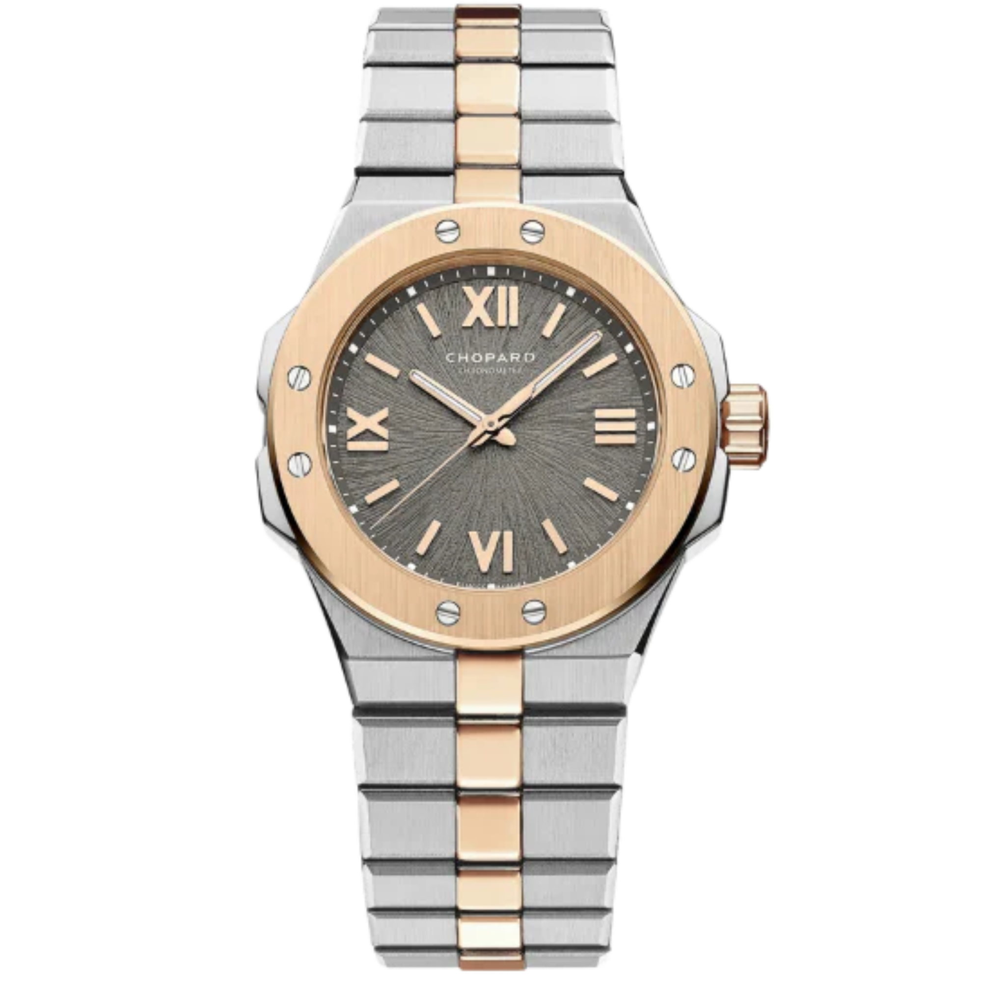 ALPINE EAGLE 33 MM ETHICAL ROSE GOLD - LUCENT STEEL™ WITH GREY DIAL - Chopard