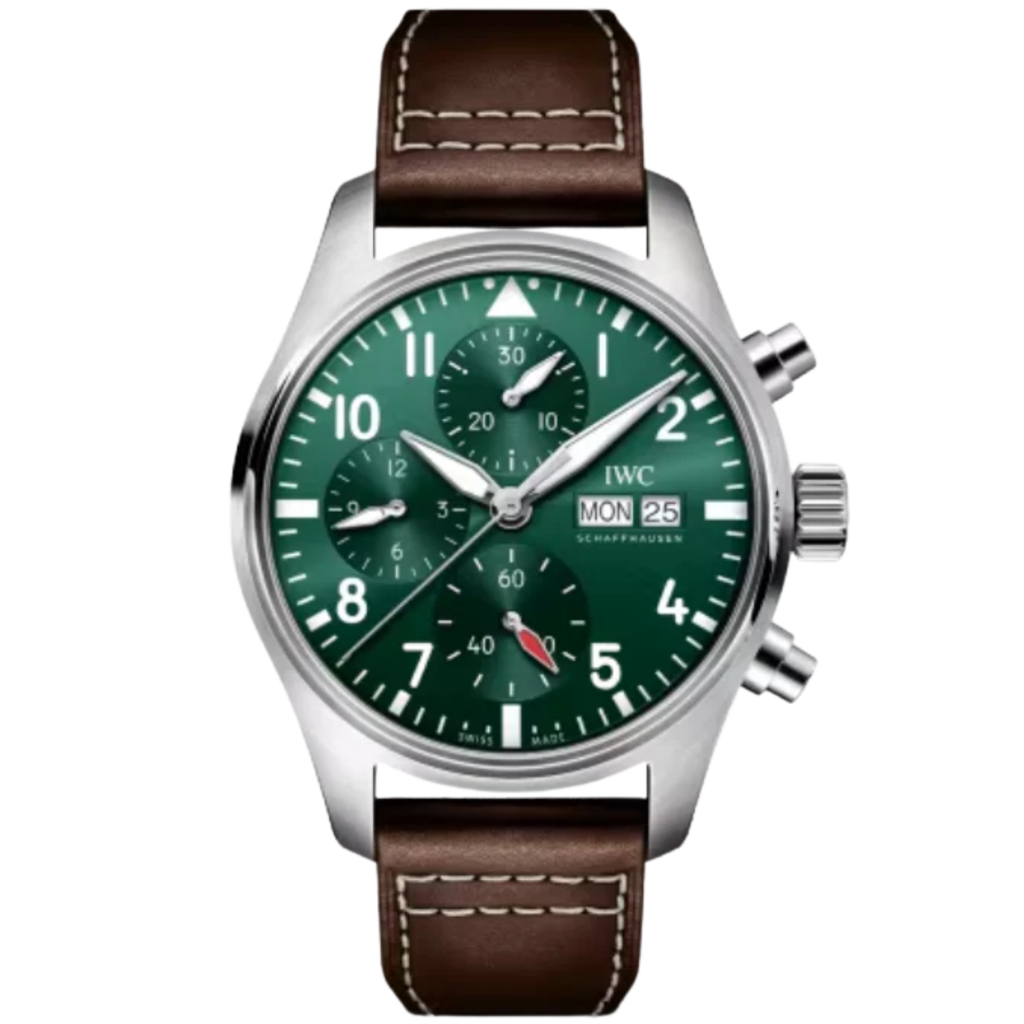 PILOT’S WATCH CHRONOGRAPH 41 MM STAINLESS STEEL WITH GREEN DIAL - IWC