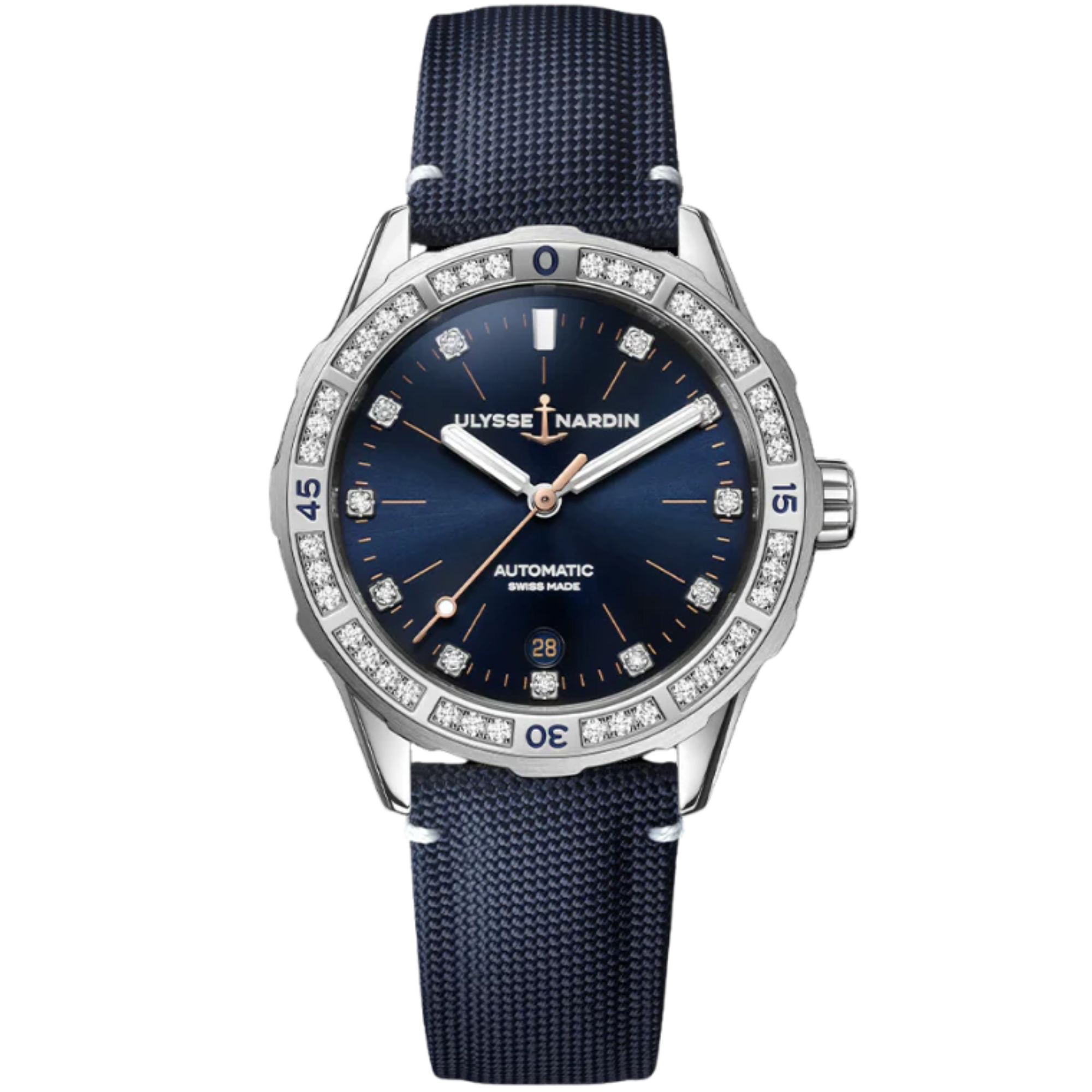 DIVER 39 MM STAINLESS STEEL WITH BLUE DIAL - Ulysse Nardin