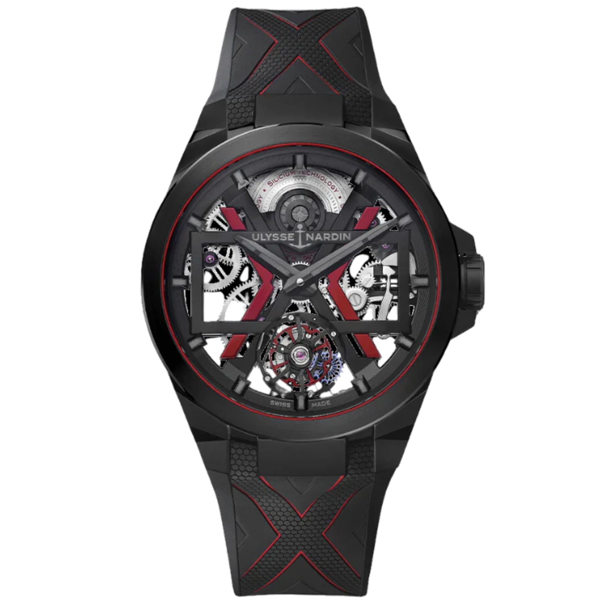 BLAST TOURBILLON 45 MM TITANIUM - CERAMIC WITH OPENWORKED DIAL - Ulysse Nardin