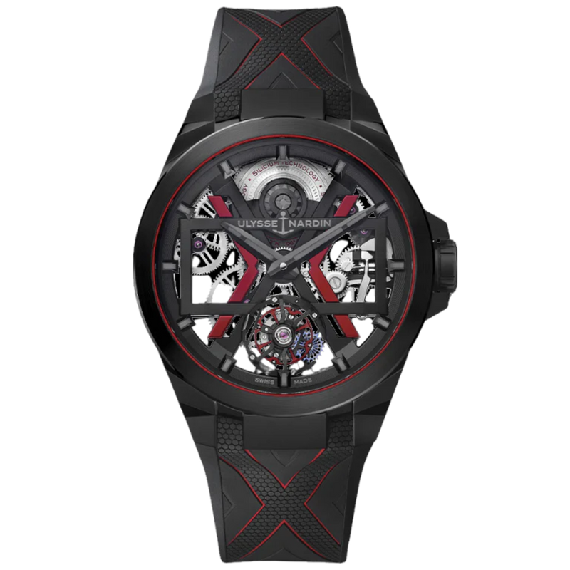BLAST TOURBILLON 45 MM TITANIUM - CERAMIC WITH OPENWORKED DIAL - Ulysse Nardin