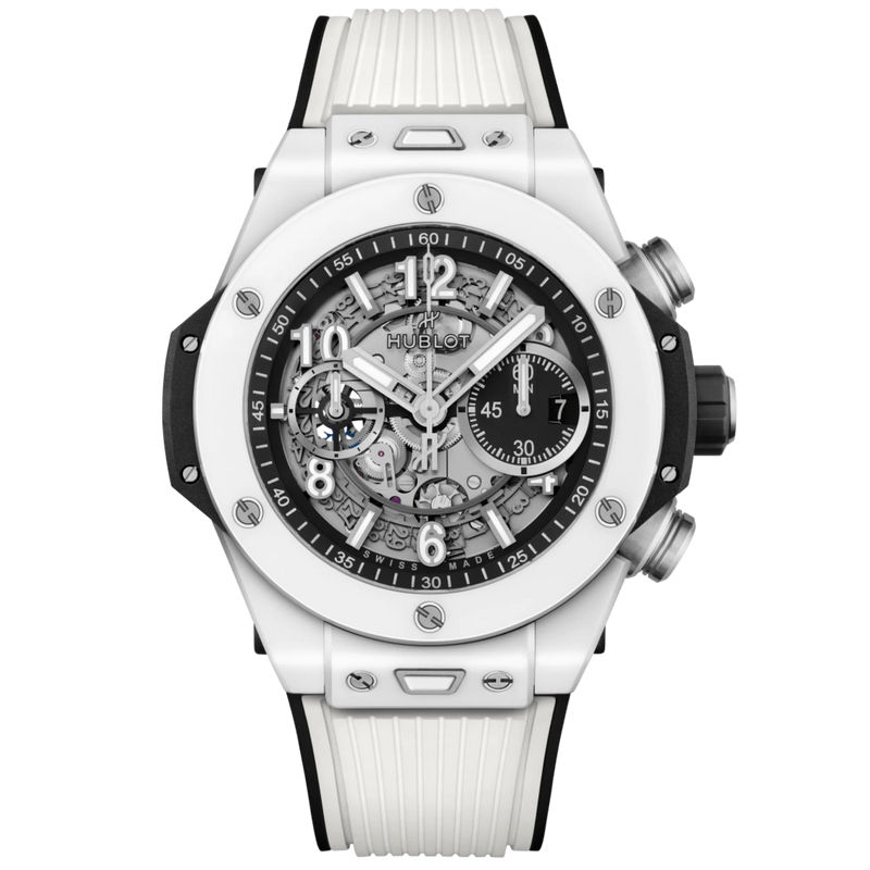 Hublot Big Bang Unico  Ref. 421.HX.1170.RX White Ceramic Preowned Complete - Hublot