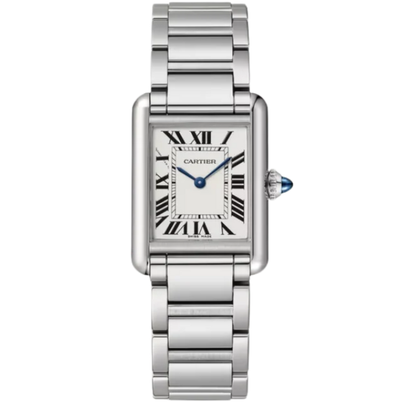 TANK 30 mm MUST WATCH SILVER STAINLESS STEEL - Cartier