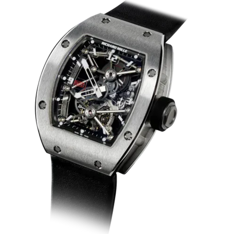 RM 012 Tourbillon Rubber Strap Platinum Case - Richard Mille
