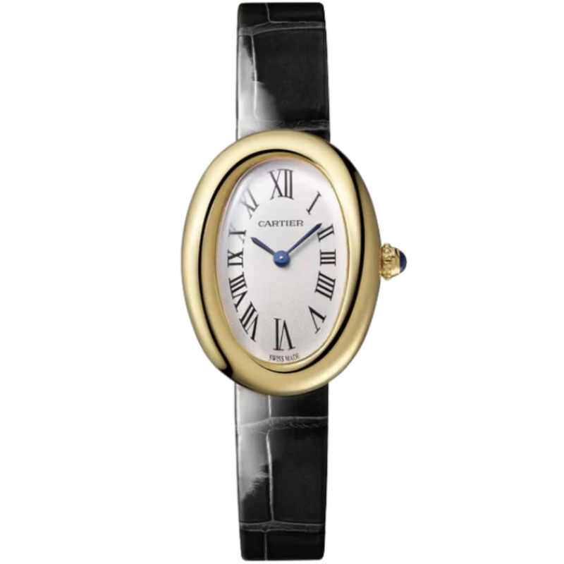 BAIGNOIRE DE CARTIER 31 MM 18K YELLOW GOLD WITH SILVER DIAL - Cartier
