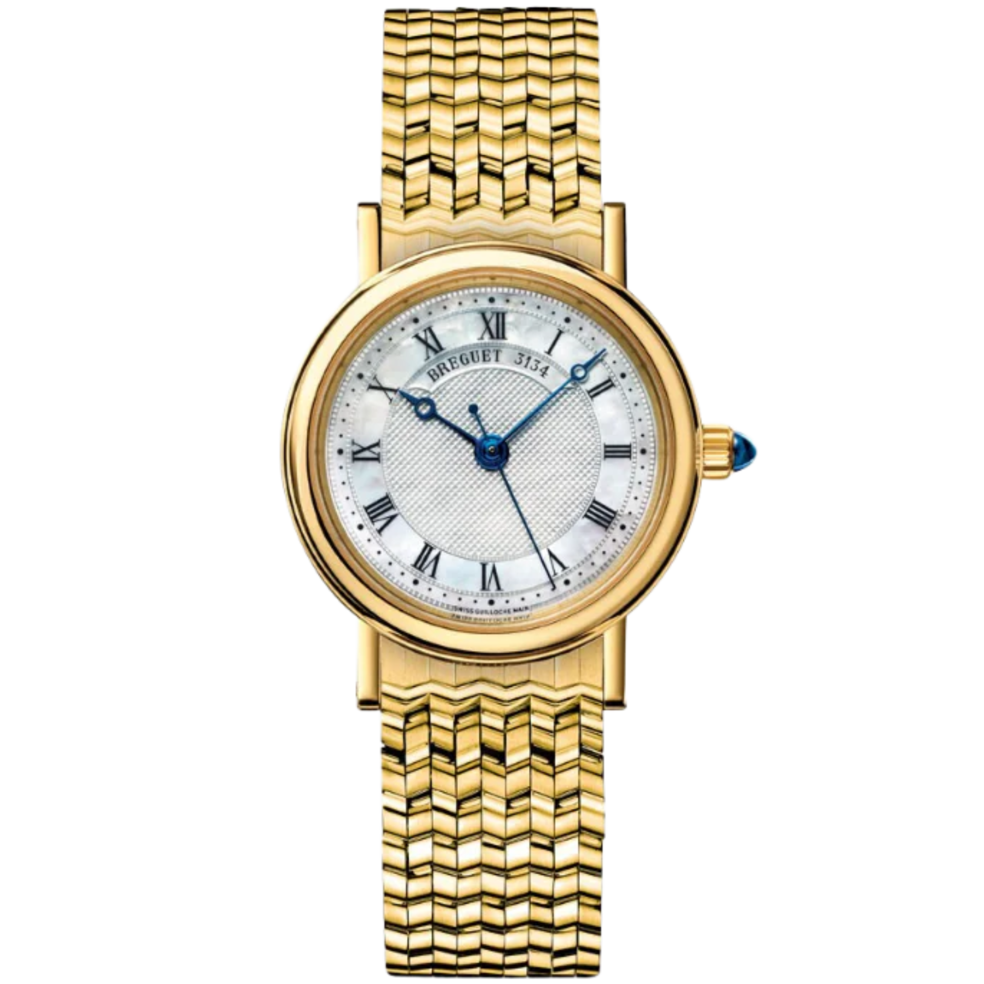 CLASSIQUE 8067 30 MM 18K YELLOW GOLD WITH MOTHER OF PEARL DIAL - Breguet