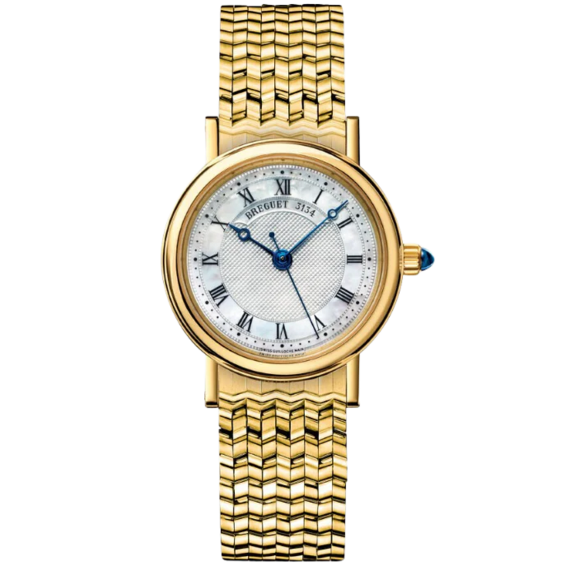 CLASSIQUE 8067 30 MM 18K YELLOW GOLD WITH MOTHER OF PEARL DIAL - Breguet