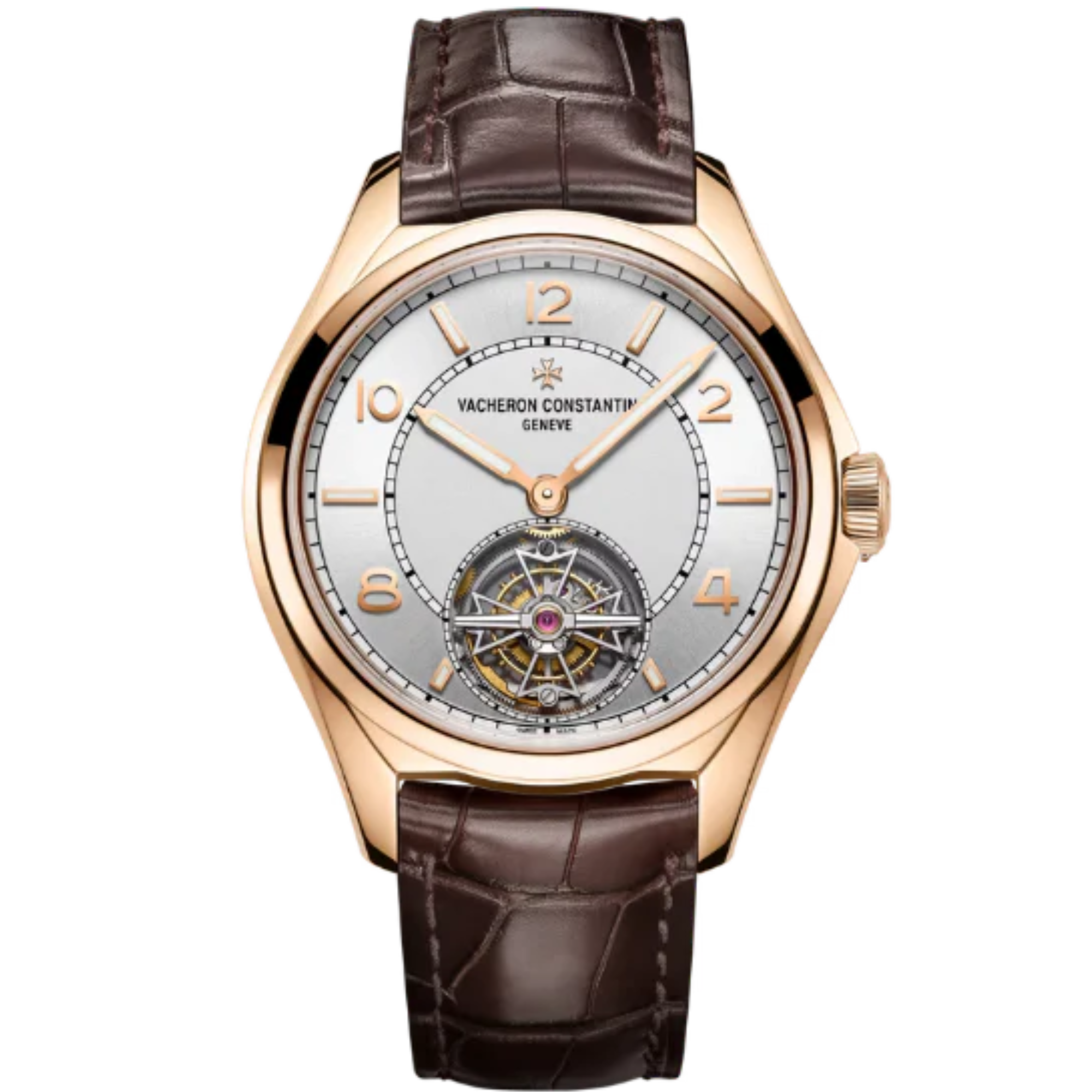 FIFTYSIX TOURBILLION 41 MM PINK GOLD WITH WHITE BRASS DIAL - Vacheron Constantin