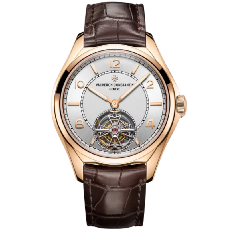 FIFTYSIX TOURBILLION 41 MM PINK GOLD WITH WHITE BRASS DIAL - Vacheron Constantin