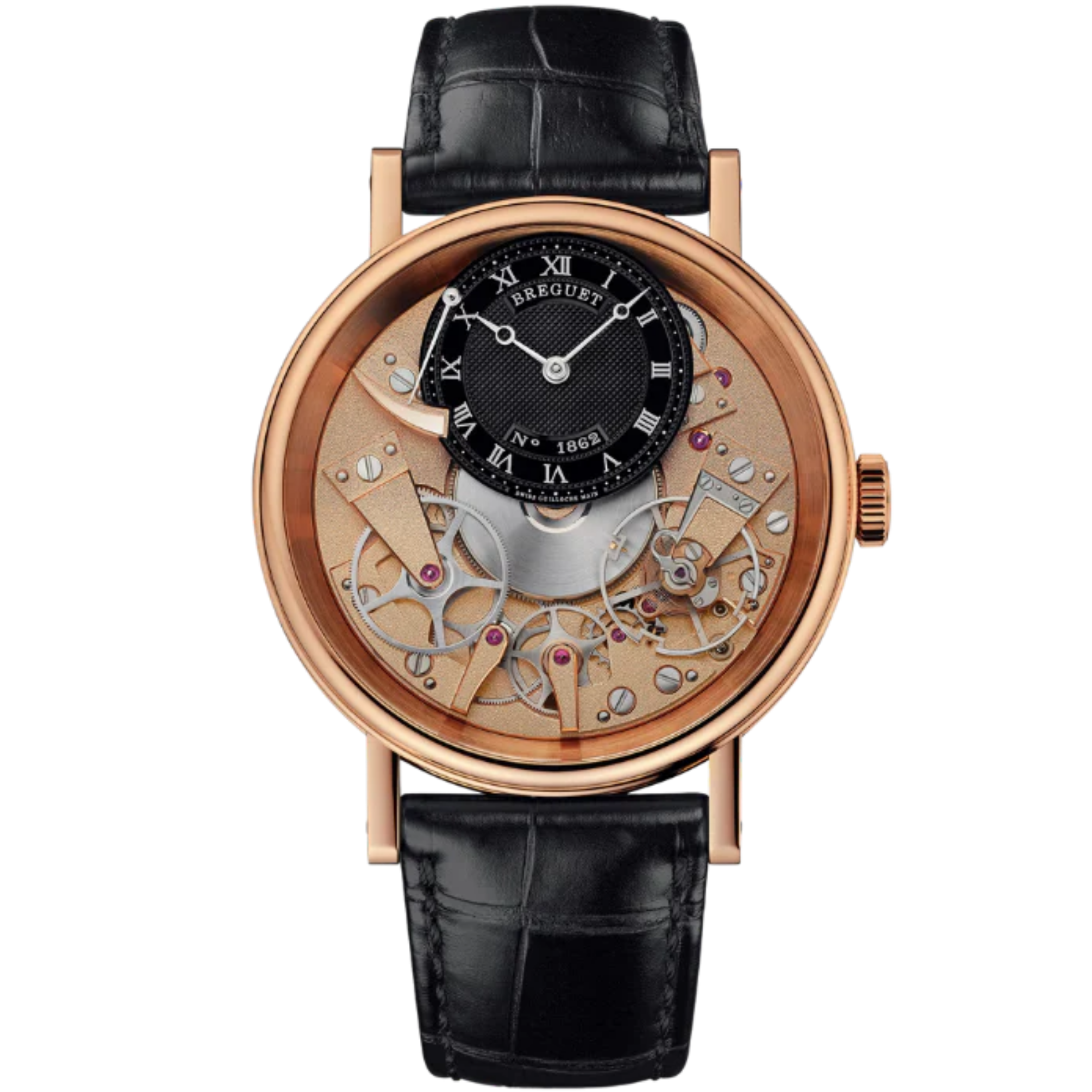 TRADITION 7057 40 MM ROSE GOLD WITH BLACK DIAL - Breguet