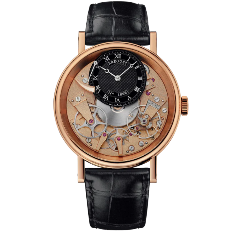 TRADITION 7057 40 MM ROSE GOLD WITH BLACK DIAL - Breguet