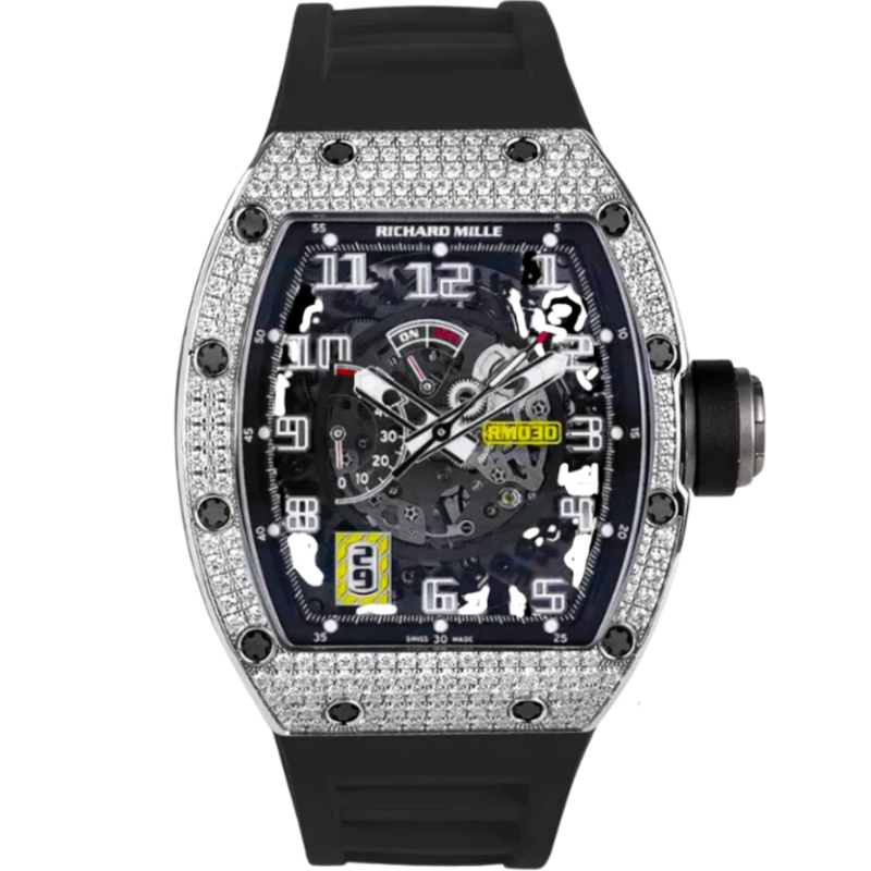 RM030 White Gold Factory Set Diamonds Full Setting - Richard Mille