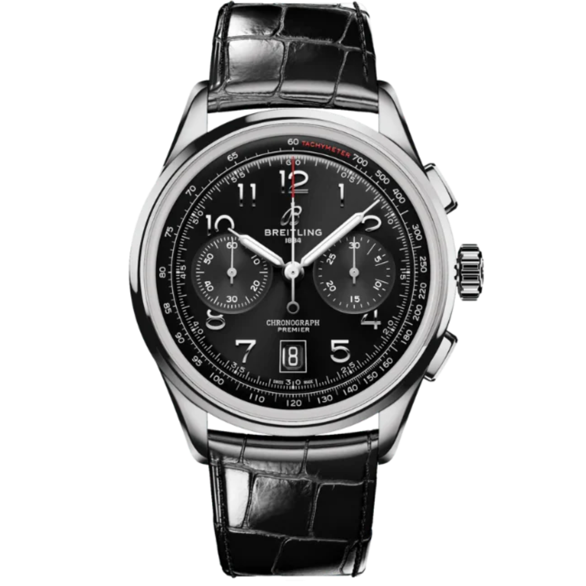 PREMIER B01 CHRONOGRAPH 42 MM STAINLESS STEEL WITH BLACK DIAL - Breitling