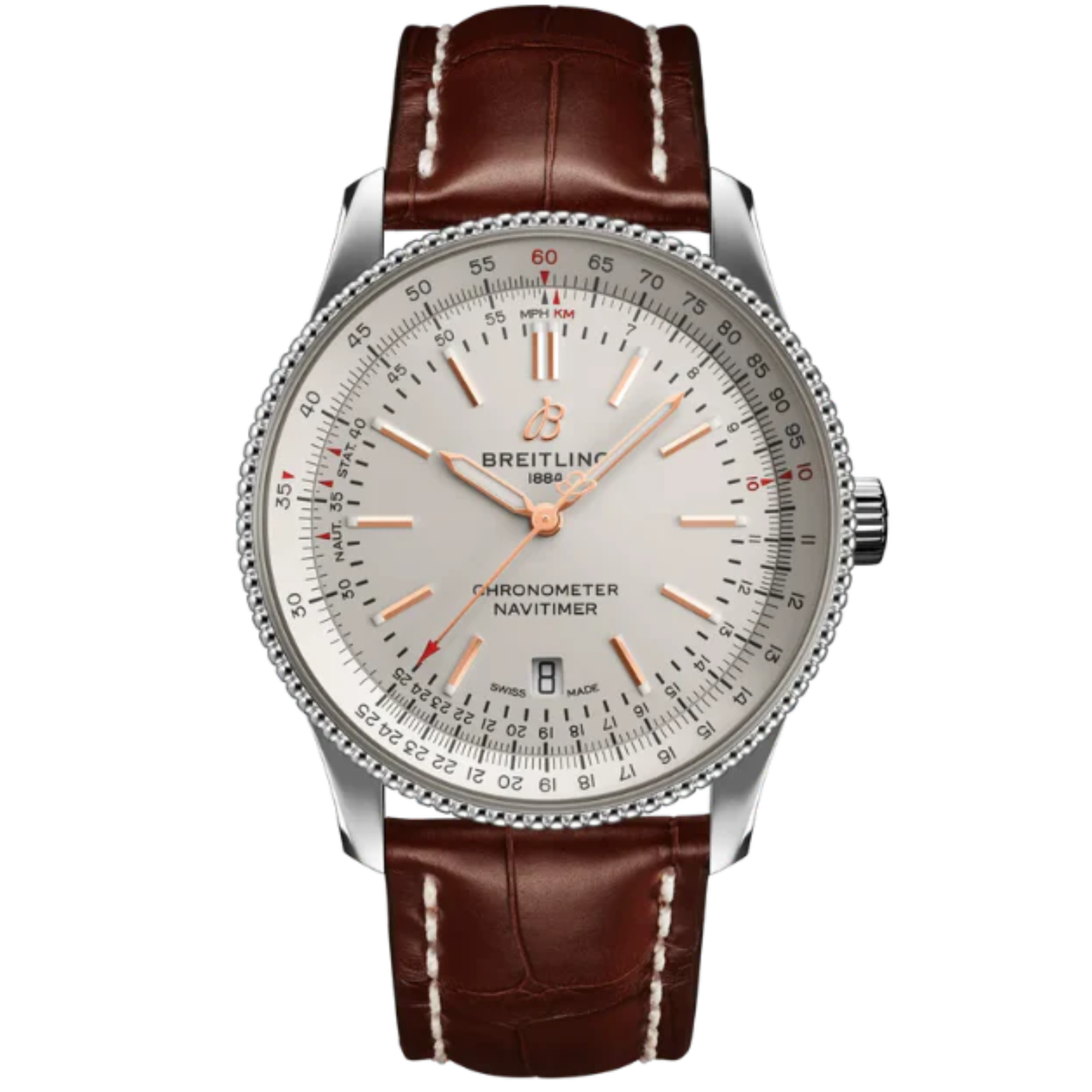 NAVITIMER AUTOMATIC 41 MM STAINLESS STEEL WITH CREAM DIAL - Breitling