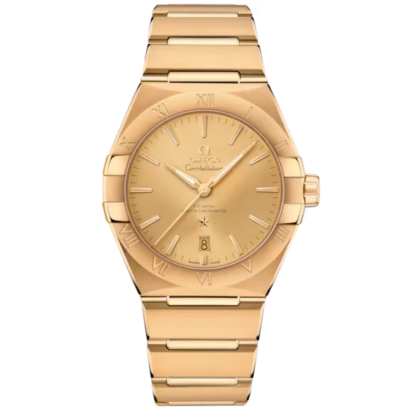 CONSTELLATION 39 MM YELLOW GOLD WITH YELLOW DIAL - Omega
