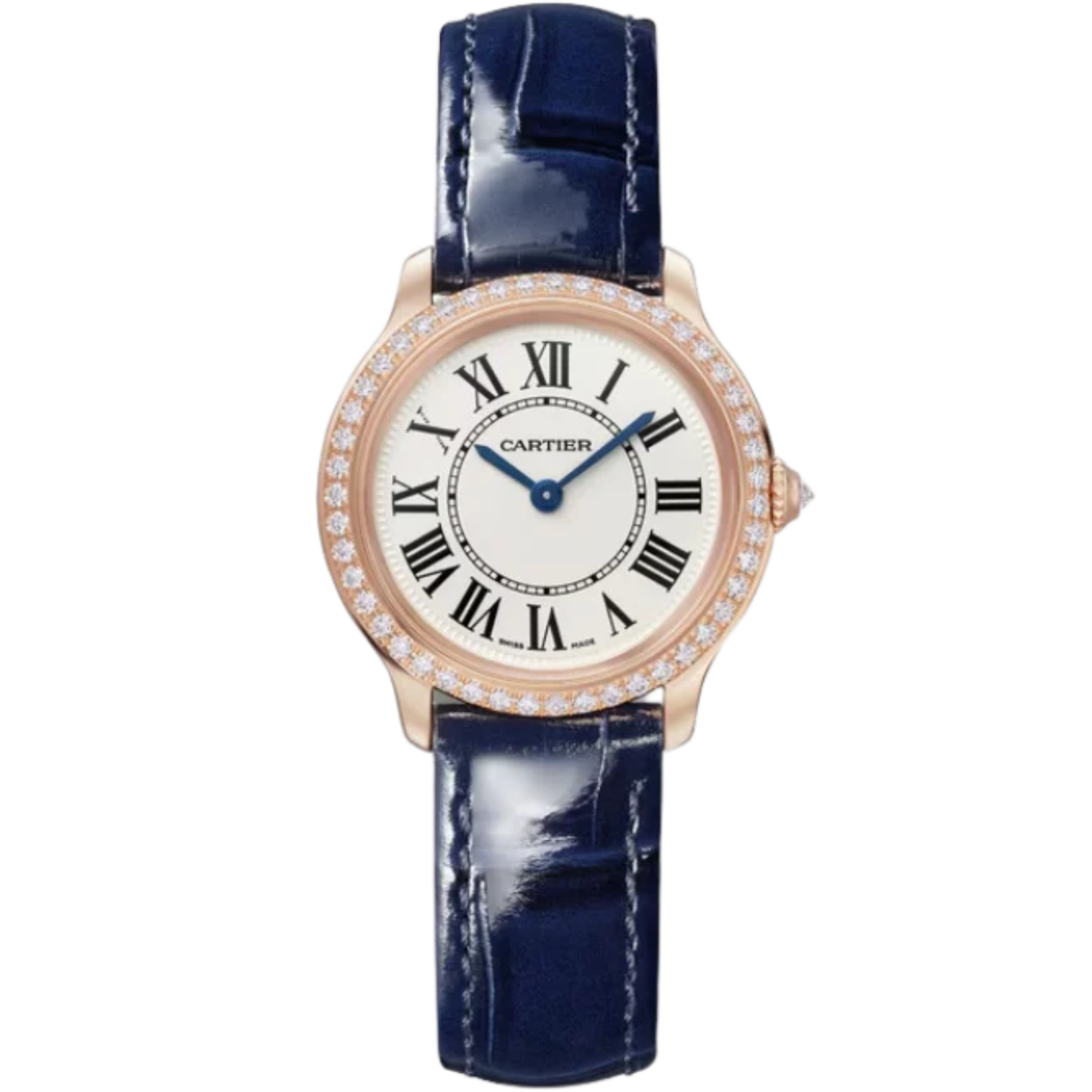 RONDE LOUIS DE CARTIER 29 MM 18K ROSE GOLD WITH SANDBLASTED BIEGE DIAL - Cartier