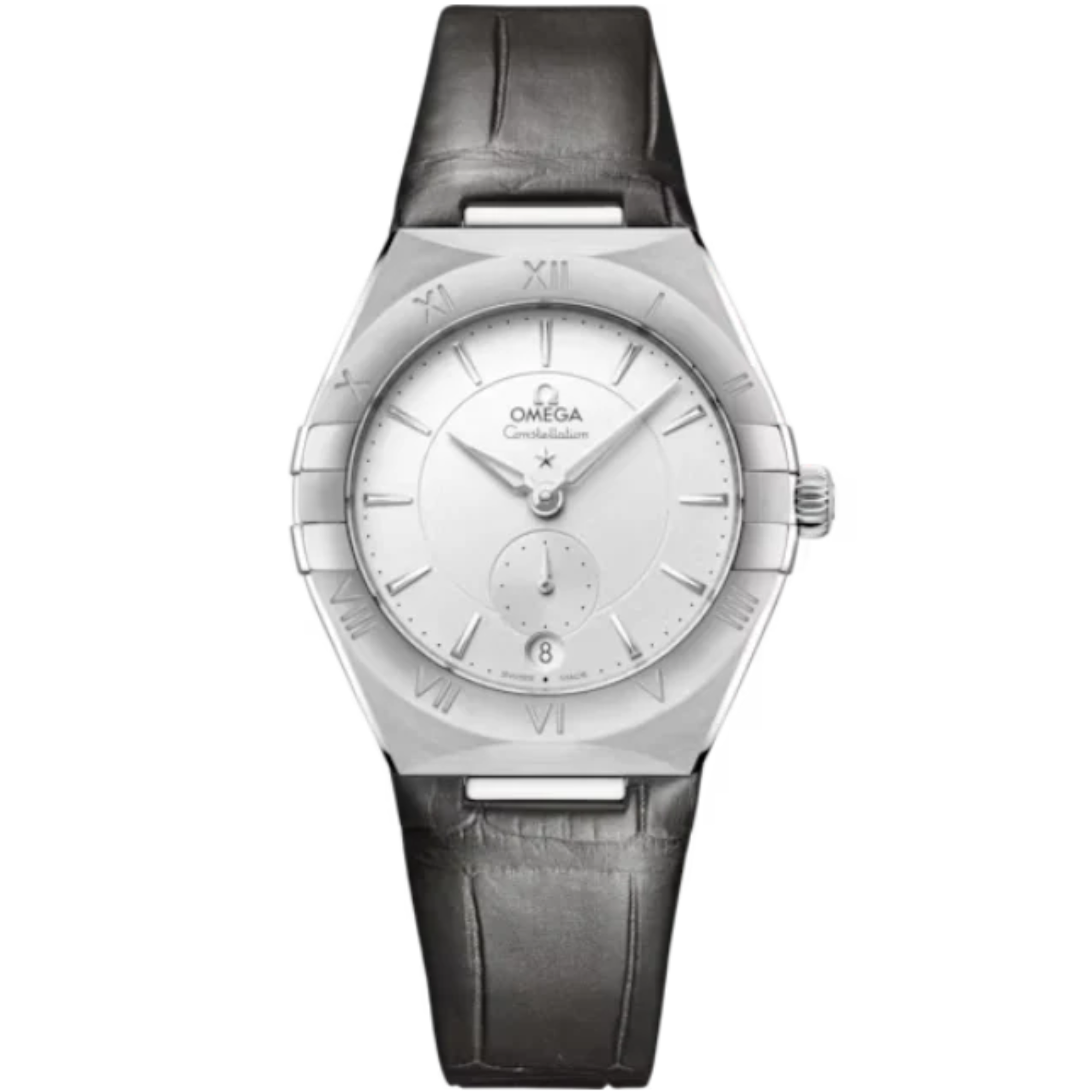 CONSTELLATION 34 MM STAINLESS STEEL WITH SILVER DIAL - Omega