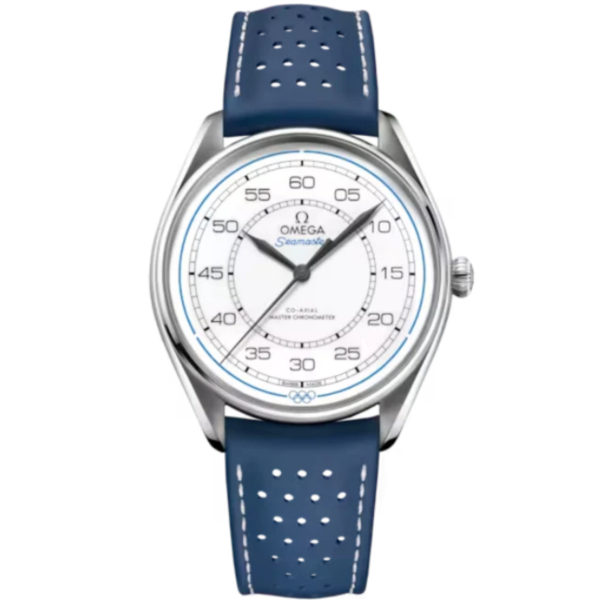 SEAMASTER OLYMPIC OFFICIAL TIMEKEEPER LIMITED EDITION SET 39 MM STAINLESS STEEL WITH WHITE DIAL - Omega