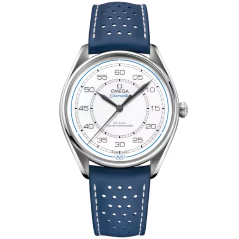SEAMASTER OLYMPIC OFFICIAL TIMEKEEPER LIMITED EDITION SET 39 MM STAINLESS STEEL WITH WHITE DIAL - Omega