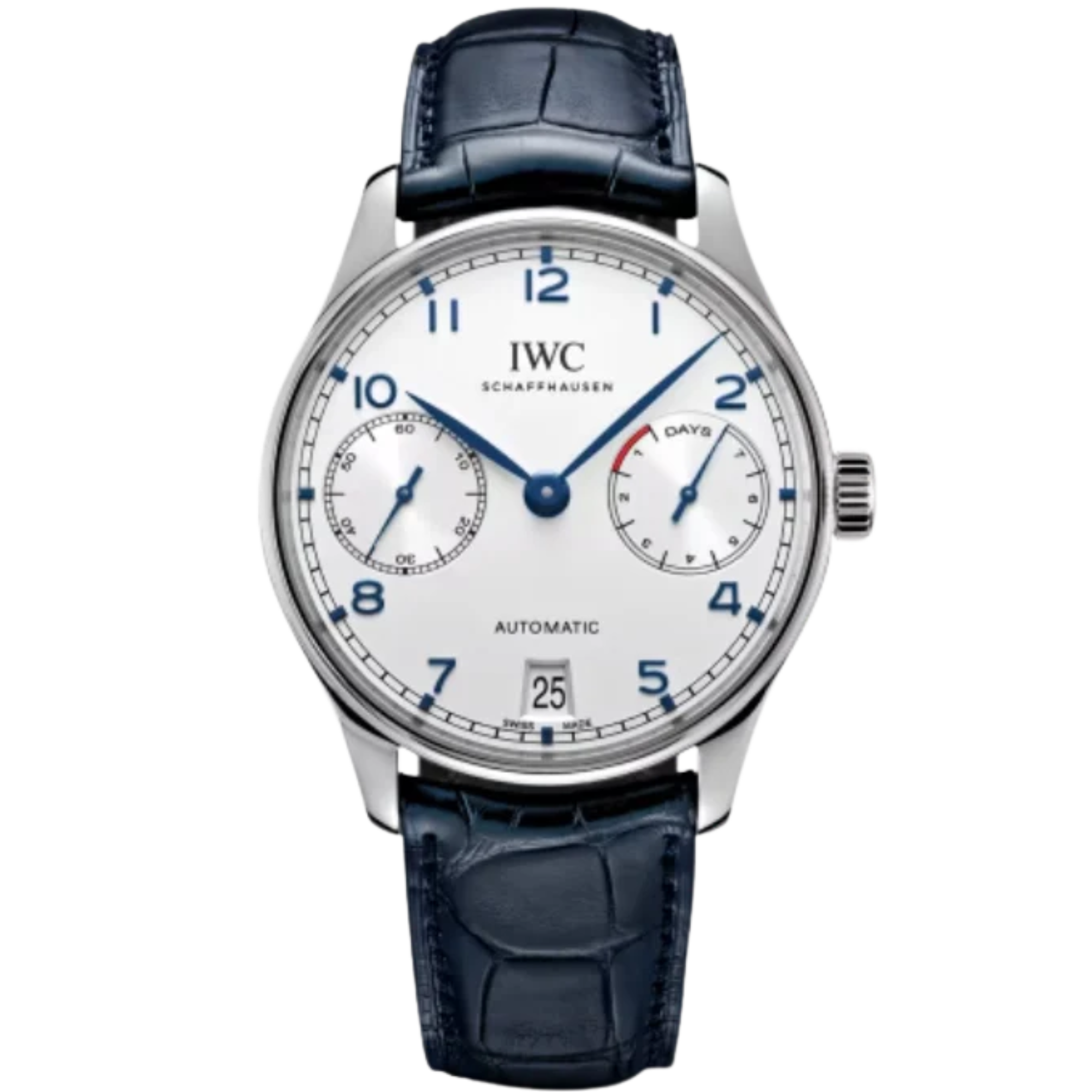 PORTUGIESER AUTOMATIC 42 MM STAINLESS STEEL WITH WHITE DIAL - IWC