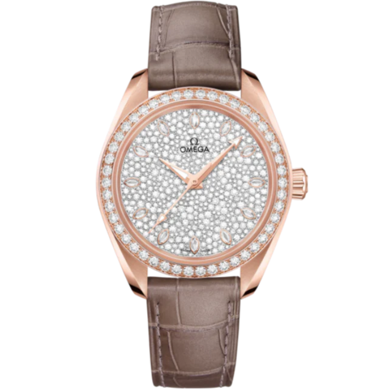 SEAMASTER AQUA TERRA 150M 34 MM SEDNA™ GOLD WITH WHITE DIAL - Omega