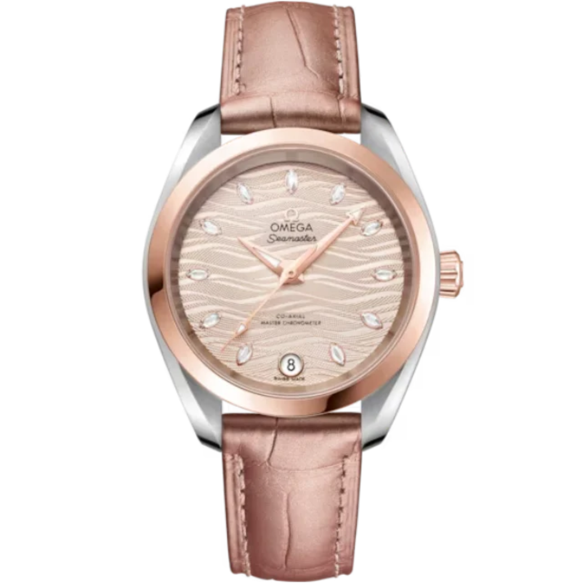 SEAMASTER AQUA TERRA 150M 34 MM STAINLESS STEEL - SEDNA™ GOLD WITH YELLOW DIAL - Omega