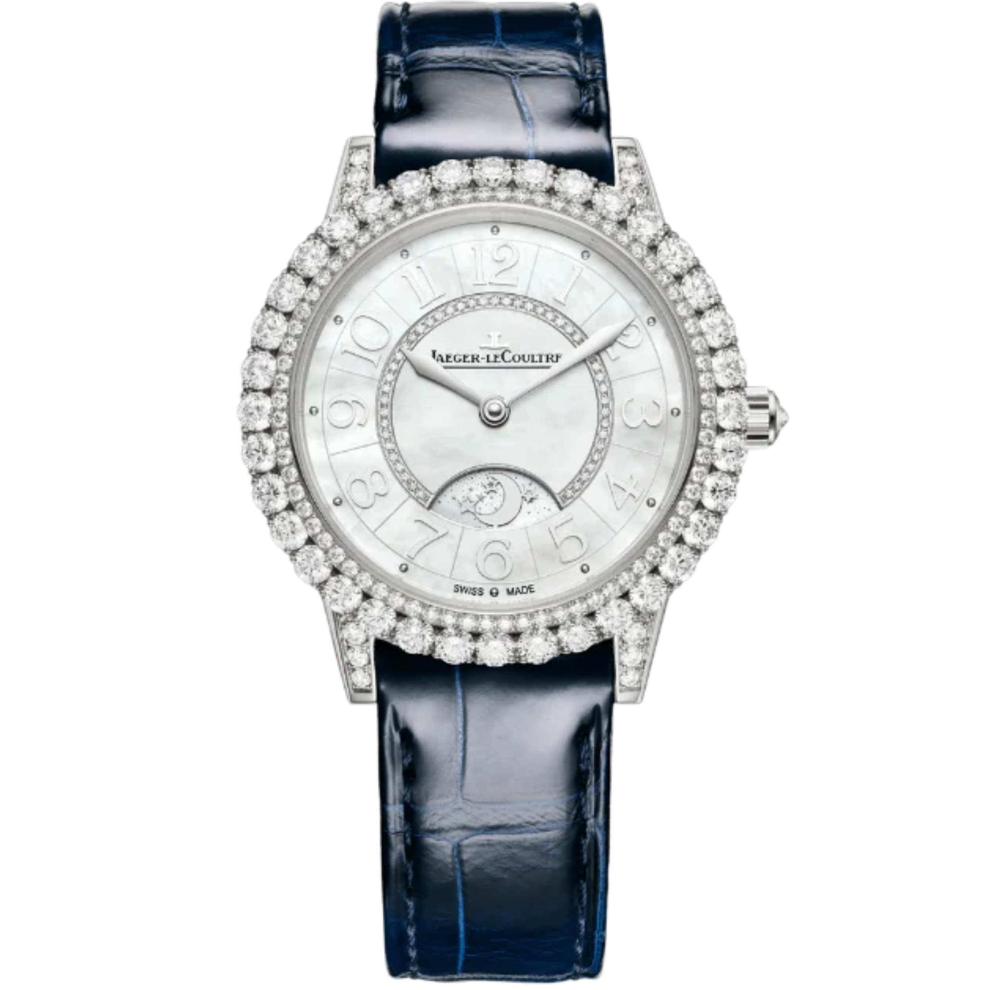 RENDEZ-VOUS DAZZLING NIGHT & DAY 36 MM 18K WHITE GOLD WITH MOTHER OF PEARL DIAL - Jaeger-LeCoultre
