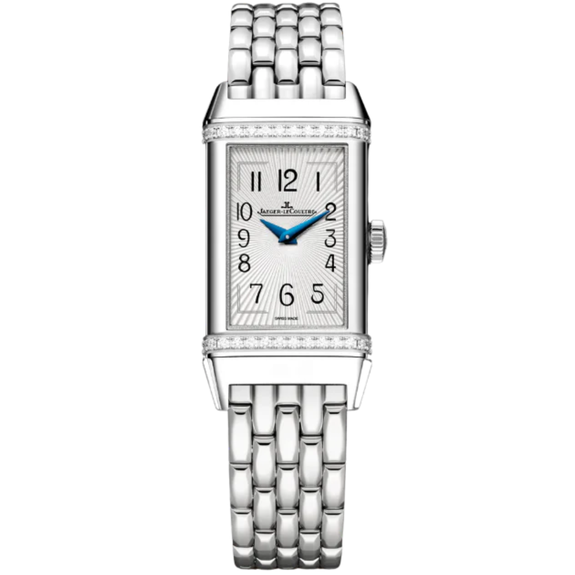REVERSO ONE MONOFACE QUARTZ 40 MM STAINLESS STEEL WITH SILVER GREY DIAL - Jaeger-LeCoultre