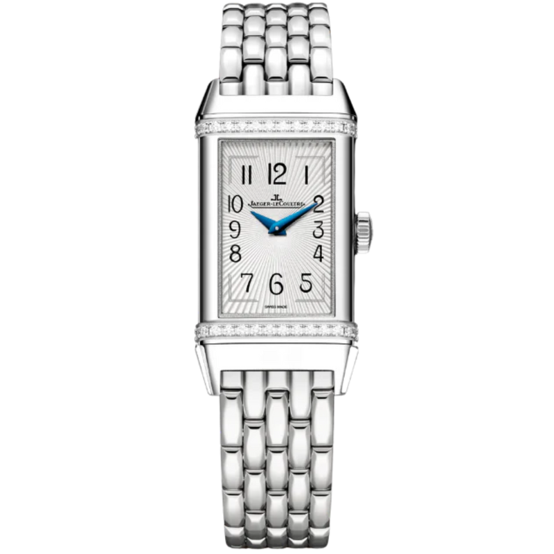 REVERSO ONE MONOFACE QUARTZ 40 MM STAINLESS STEEL WITH SILVER GREY DIAL - Jaeger-LeCoultre