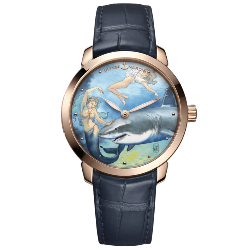 CLASSICO MANARA MANUFACTURE 40 MM ROSE GOLD WITH BLUE DIAL - Ulysse Nardin