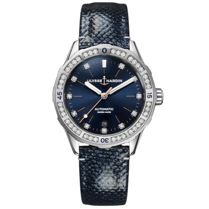 DIVER 39 MM STAINLESS STEEL WITH BLUE DIAL - Ulysse Nardin