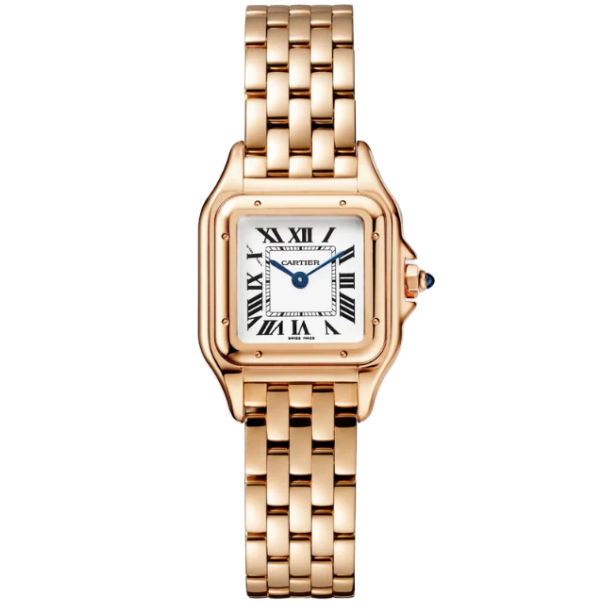PANTHERE DE CARTIER 30 MM ROSE GOLD WITH SILVER DIAL - Cartier
