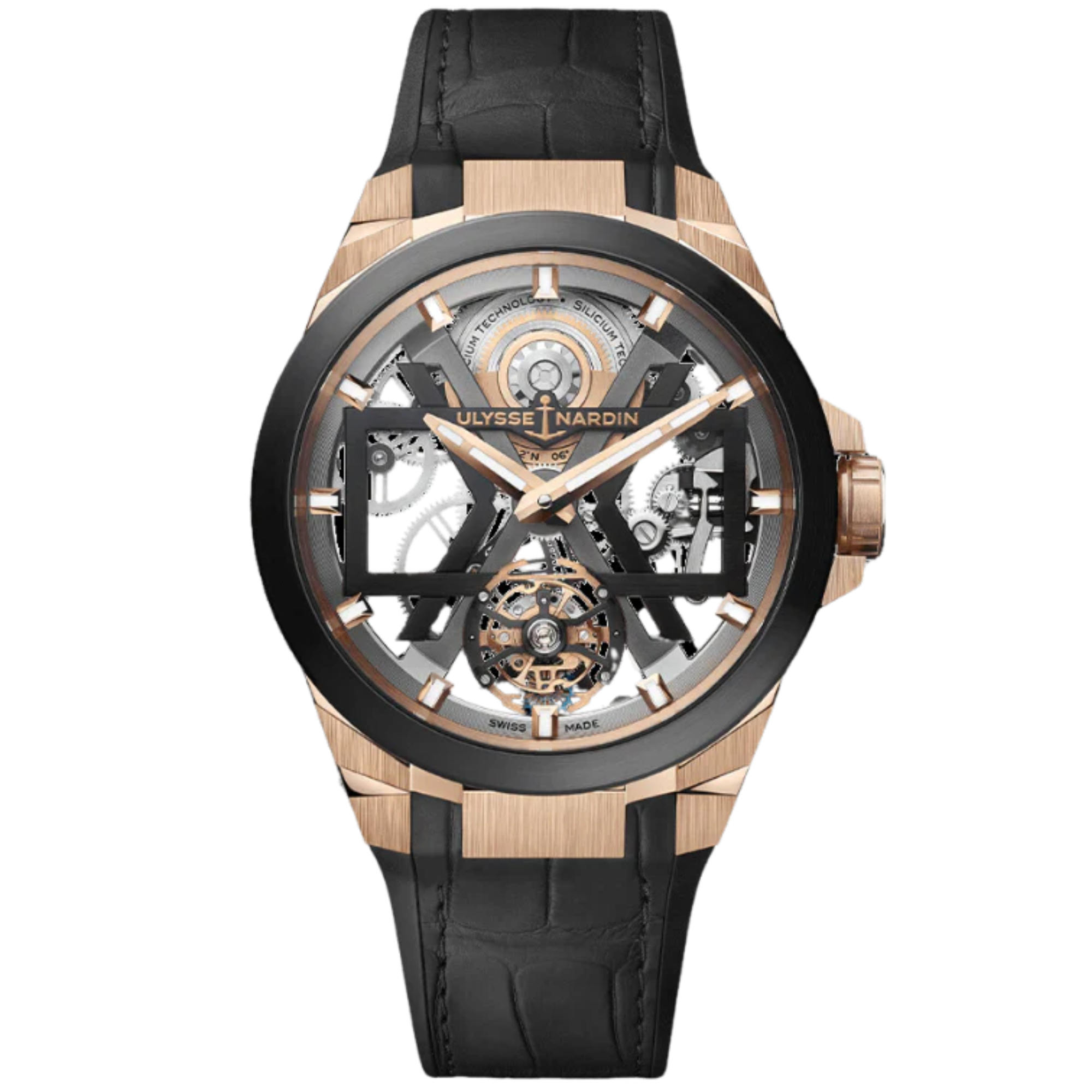 BLAST TOURBILLON 45 MM ROSE GOLD WITH OPENWORKED DIAL - Ulysse Nardin
