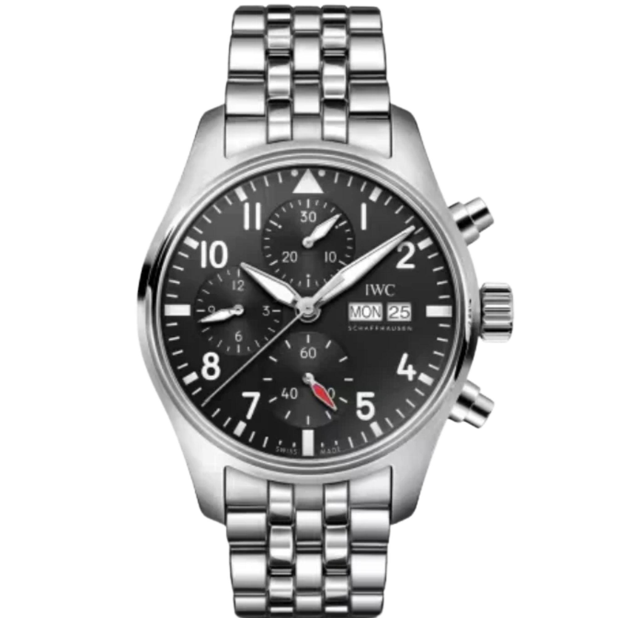 PILOT’S WATCH CHRONOGRAPH 41 MM STAINLESS STEEL WITH BLACK DIAL - IWC