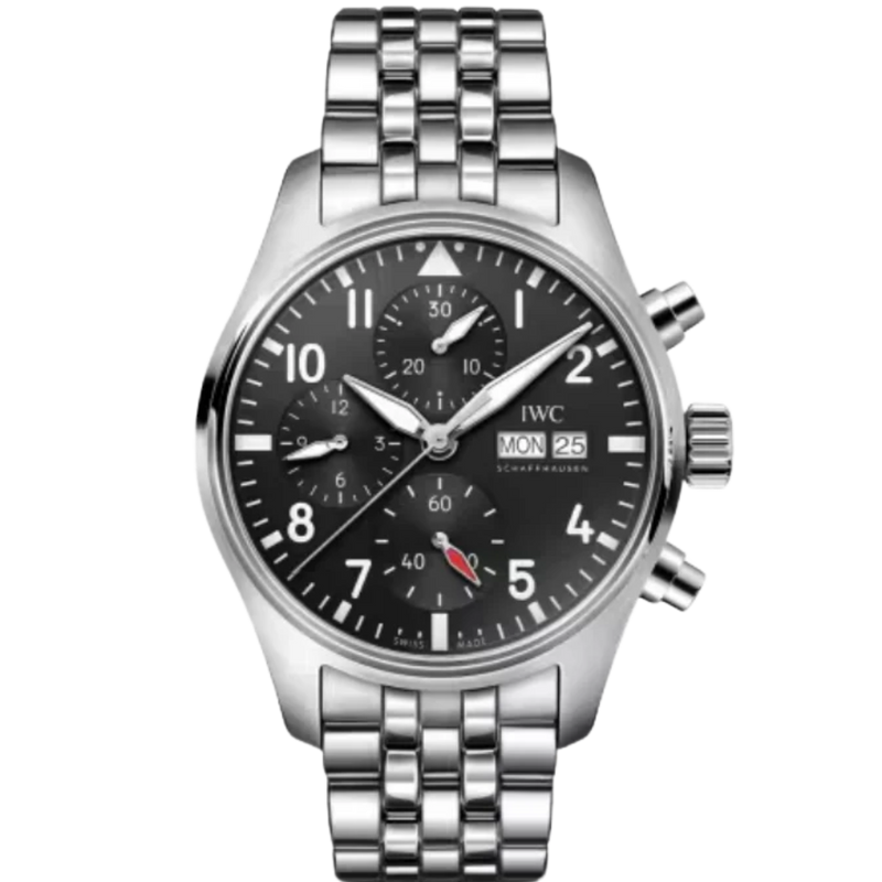 PILOT’S WATCH CHRONOGRAPH 41 MM STAINLESS STEEL WITH BLACK DIAL - IWC